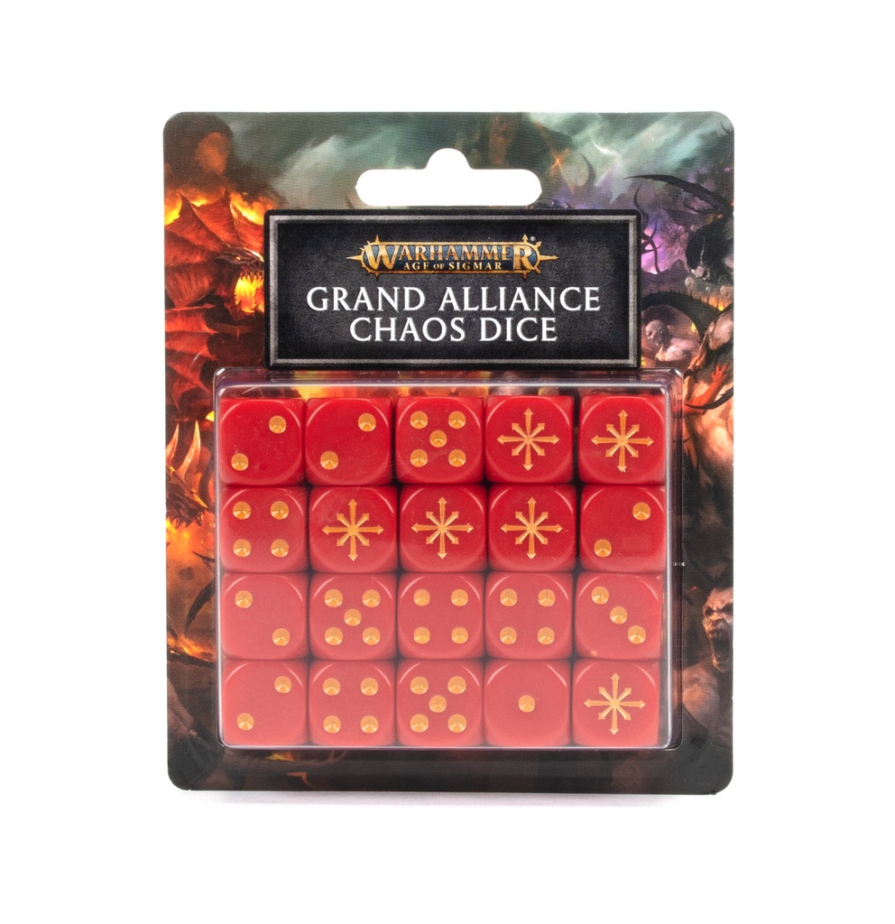 Grand Alliance Chaos Dice set