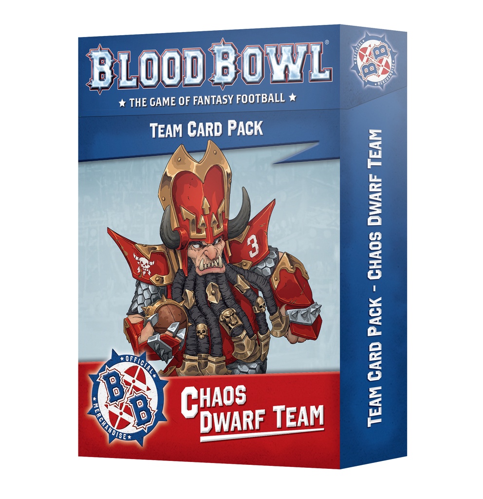 Blood Bowl: Chaos Dwarf Team: Card Pack