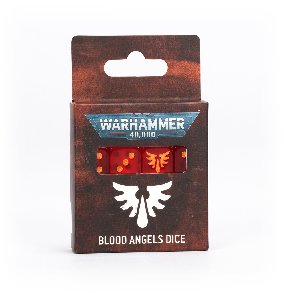 [41-45] Warhammer 40000 Blood Angels Dice Set